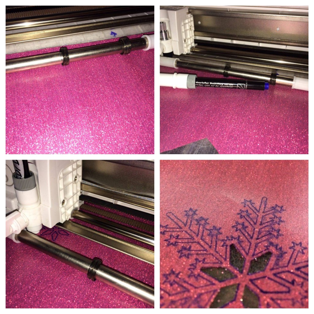 Glitzerfolie entgittern, Bügelbilder, Tutorial, Anleitung, Silhouette