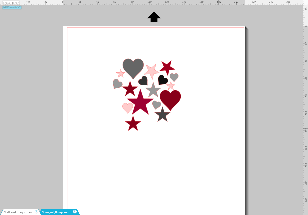 Füllmuster erstellen, Füllmuster erstellen, Silhouette Studio JPG speichern, Tipps Schneideplotter, Anleitung Schneideplotter, Tutorial, Hintergrund erstellen, andere Formate in Silhouette speichern, 