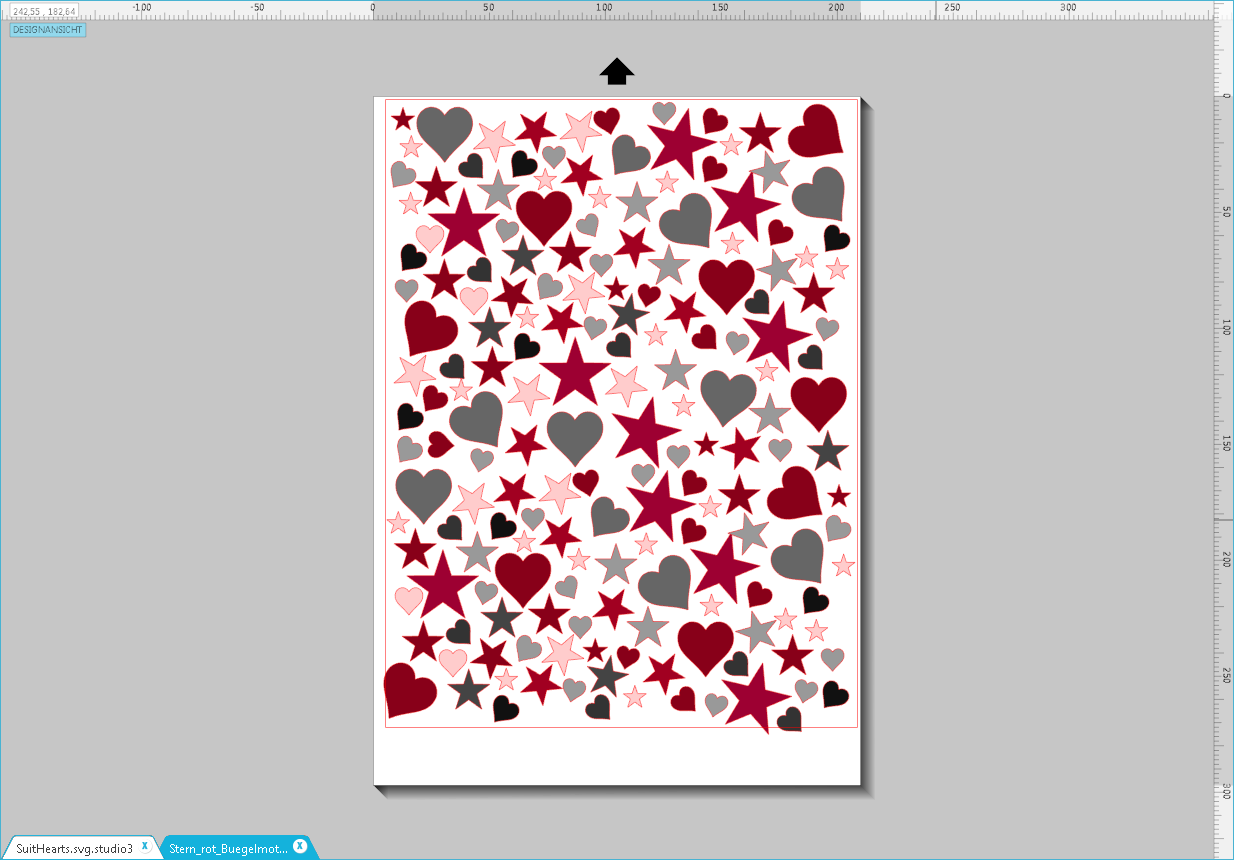 Füllmuster erstellen, Füllmuster erstellen, Silhouette Studio JPG speichern, Tipps Schneideplotter, Anleitung Schneideplotter, Tutorial, Hintergrund erstellen, andere Formate in Silhouette speichern, 