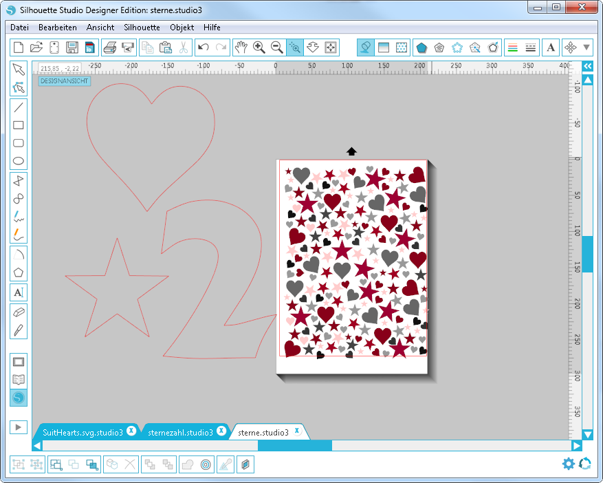 Interlace, verschachteln, Mosaik Bügelbild erstellen, Wortmosaik erstellen, Plotterbild erstellen, Geburtstagsshirt erstellen, Form mit Wörtern, Geburtstagsidee, Geschenkidee, Plotten zum Geburtstag,Ideen für Kinder, Kindergeburtstag, Anleitung,Plotter,Silhouette Studio Software, Anfänger
