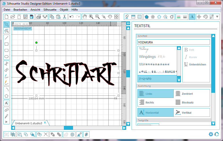 Wie man ohne Probleme Schriftarten installieren und anschließend ausplotten kann.