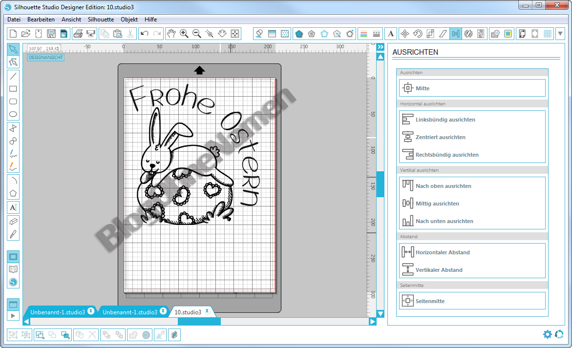 Schrift am Pfad ausrichten, Teller beplotten, Oster Ideen, DIY Ostern