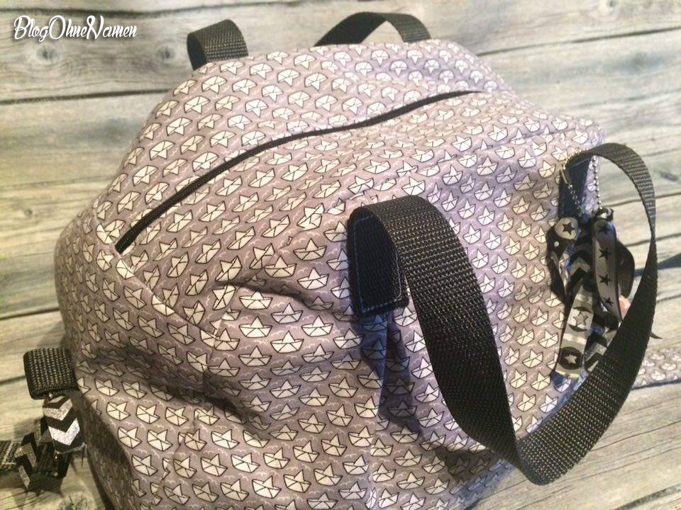 Kugeltasche,Taschenspieler 2, Loveboat, Taschen nähen, Farbenmix