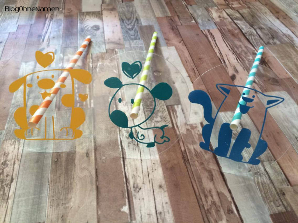 Kreativ mit Vinyl: Bierdeckel in schön. Insektenschutz für Gläser,Desserts, Schalen und andere offene Behälter. Kann man auch super als Untersetzer benutzen.