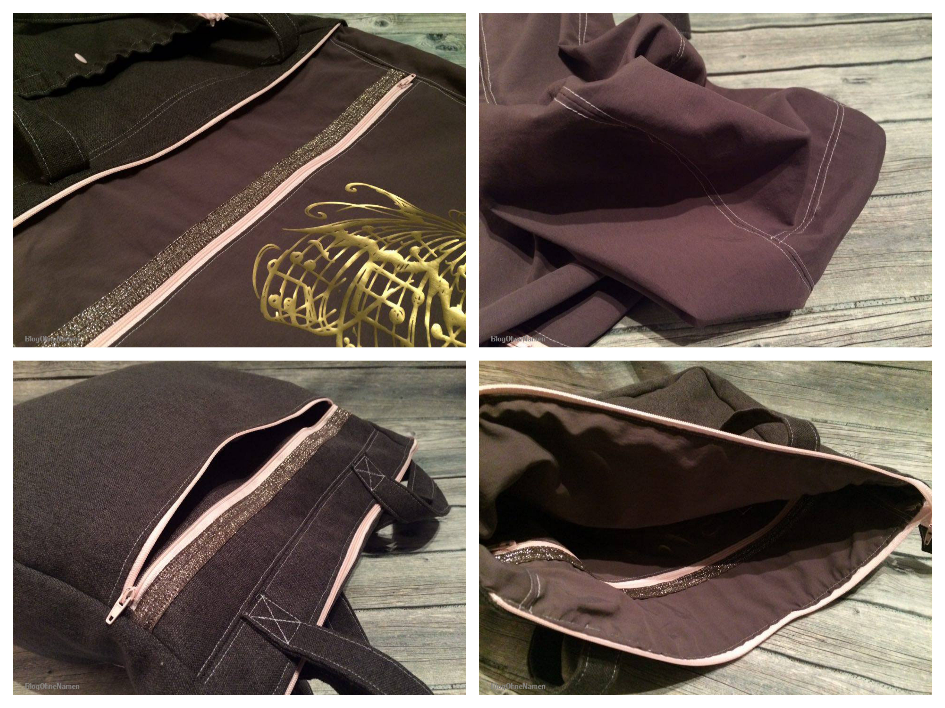 Tasche Skippy aus dem Taschenstoff "Paris"