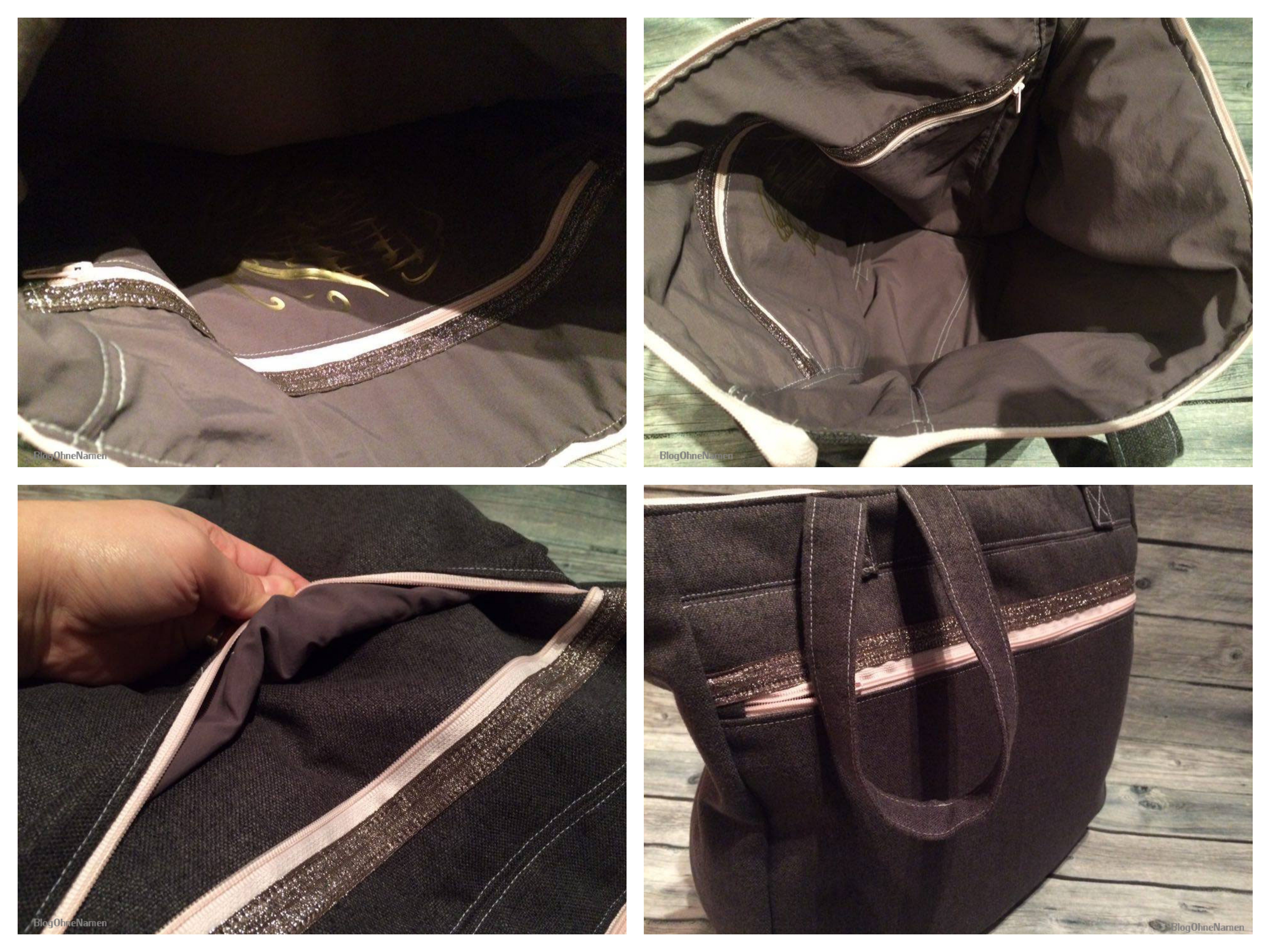 Tasche Skippy aus dem Taschenstoff "Paris"