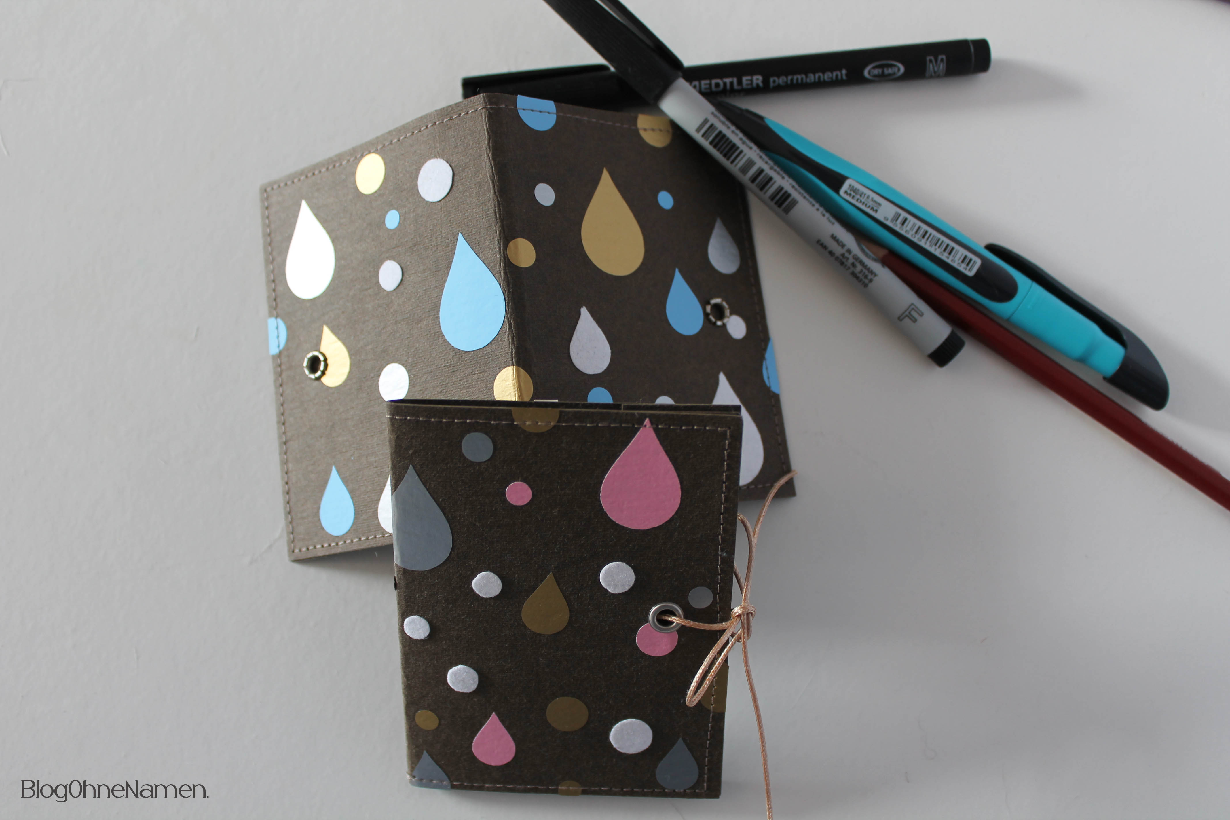 Notizheft aus Snap Pap nähen und mit dem Plotter gestalten.