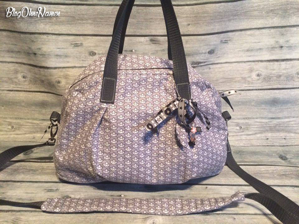 Kugeltasche,Taschenspieler 2, Loveboat, Taschen nähen, Farbenmix