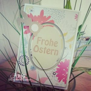 Kullerkarte,Karte basteln,Karten gestalten, Grußarte,Ostern,Easter,paper craft