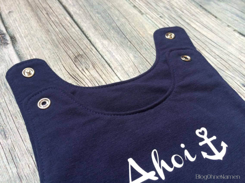 Maritimes Set aus Strampler und Raglan Shirt (1)