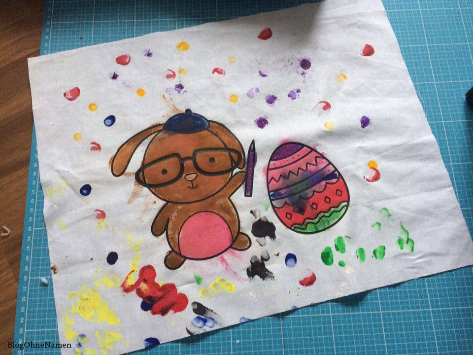 Ideen für den Plotter: "Bügelbilder" mit Textilstiften oder Textilfarbe ausmalen. 