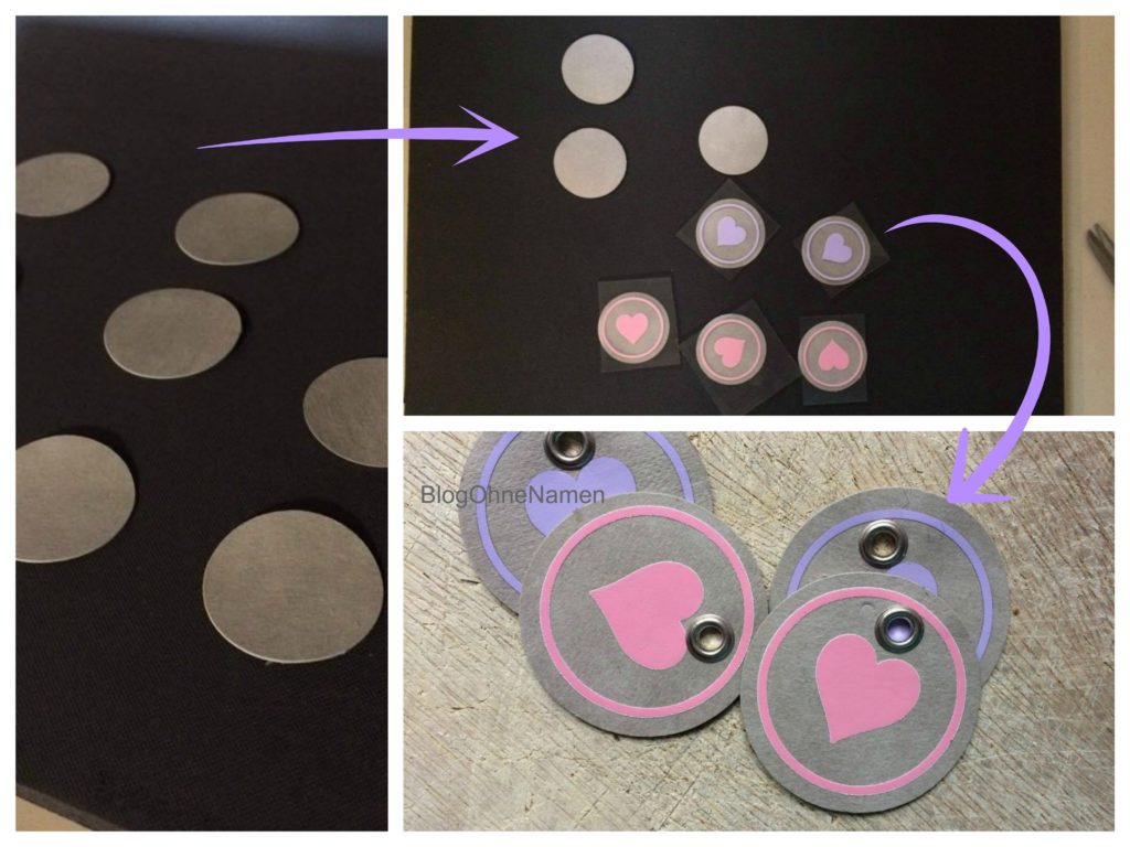 Snap Pap mit der Transferpresse beplotten