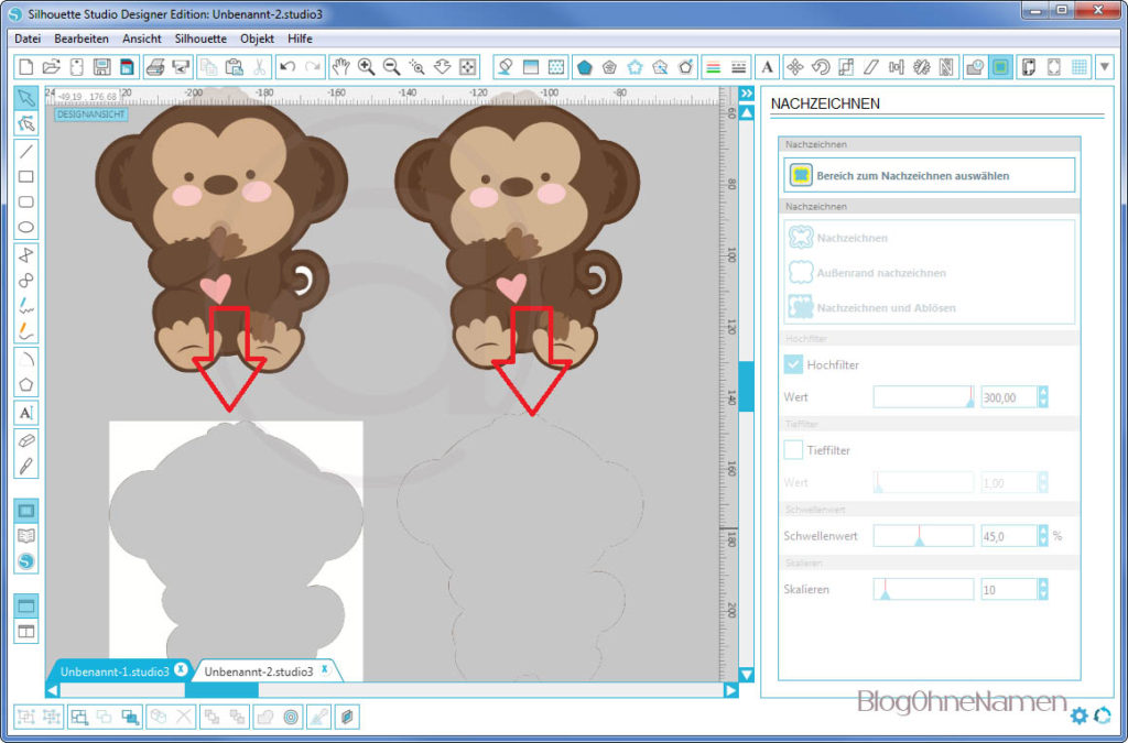 Wie funktioniert Print and Cut - Am Beispiel bedruckbare Bügelfolie3